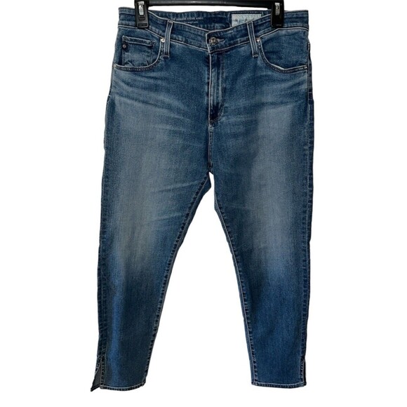 Adriano Goldschmied Jeans Womens Sz 32 ANTHROPOLOGIE High Rise Stevie Ankle - Picture 1 of 11